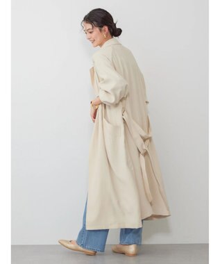 AMERICAN HOLIC 花粉防止Ｗボタントレンチコート Ivory