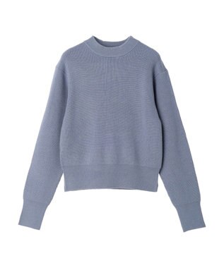 earth music&ecology アンチピリングハイネックプルオーバー Blue