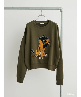 Green Parks Villains／パッチワーク裏毛プルオーバー Khaki