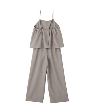 AMERICAN HOLIC リネンライクビスチェサロペット Gray Beige