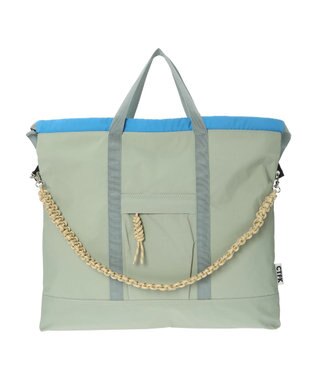 Green Parks ■ＣＯＮＴＲＯＬ　ＦＲＥＡＫ　ナイロン３ＷＡＹスクエアトート Olive