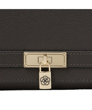 CLATHAS イヴェット 二つ折り財布 ダークグレー