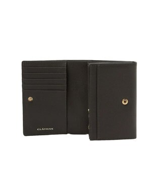 CLATHAS イヴェット 二つ折り財布 ダークグレー