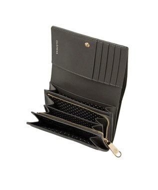 CLATHAS イヴェット 二つ折り財布 ダークグレー