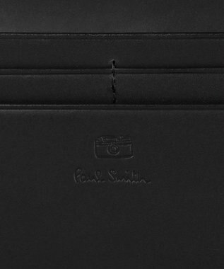 Paul Smith ベジタンストライプトリム 長財布 ブラック