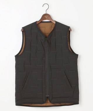 JOSEPH ABBOUD MOUNTAIN 【2WAYストレッチ/リバーシブル/撥水/軽量】 リバーシブル ダウン ベスト キャメル系