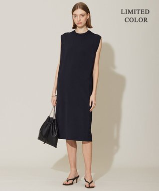 ICB L 【WEB限定カラーあり・接触冷感・UVケア・洗える】 シンセティックハイゲージ ワンピース ネイビー系［WEB限定］