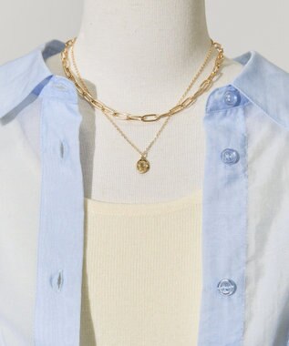 AMERICAN HOLIC ２連チェーン×ワントップネックレス