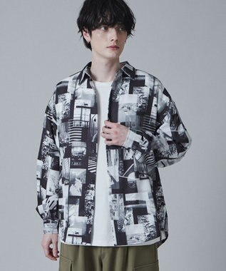 WEGO アムンゼンパターンBIGシャツ 柄1