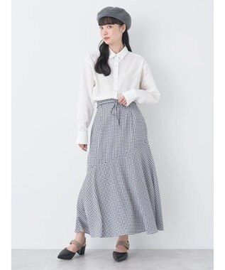 earth music&ecology レギュラーカラーシャツ Off White