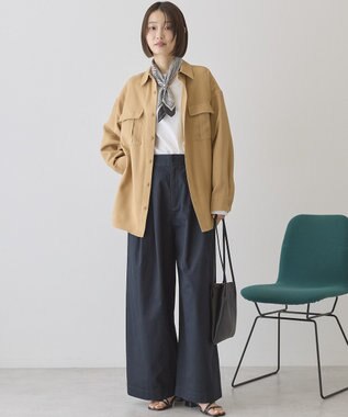 AMERICAN HOLIC ミリタリーシャツ Beige