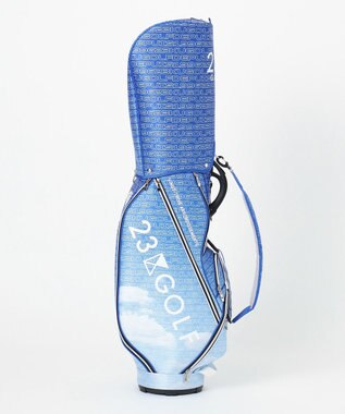 23区GOLF 【UNISEX】オリジナル変形ロゴ キャディバッグ スカイブルー系5