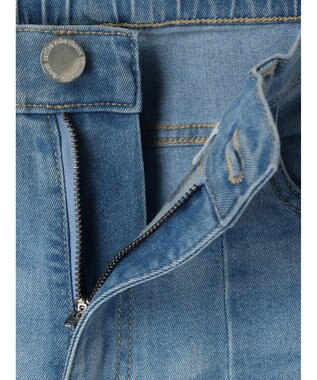 Green Parks ＧＵＭストレッチセンター切替テーパードデニムパンツ Light Blue