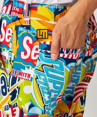 FILA GOLF／marie claire 【Loudmouth】柄ロングパンツ Bubbles