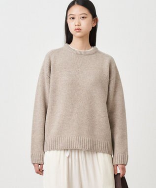 WOOL CASHMERE SILK | クルーネックセーター / ATON | ファッション