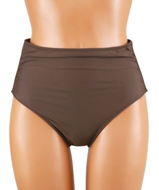 San-ai Resort（三愛水着楽園） Aラインワンピース水着　9M 　【San-ai Resort（サンアイリゾート）】 ブラウン