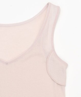 Wing インナー　【綿100％ひびきにくいタイプ】　綿100％　肌ざわりよくひびきにくい　ノースリーブ　ウイング／ワコール　EL1173 ピンク