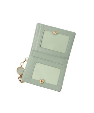 LANVIN en Bleu デクール 三面パスケース ミント