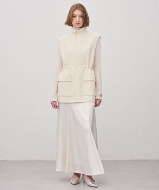 uncrave アセテートヴィンテージサテン マーメイドスカート オフ