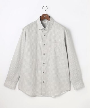 JOSEPH ABBOUD 【キングサイズ・オーガニックコットン使用・JAPANファブリック】ジオメトリックプリントシャツ