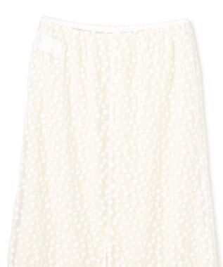 UNFILO L エンブロイダリー レーススカート エクリュ