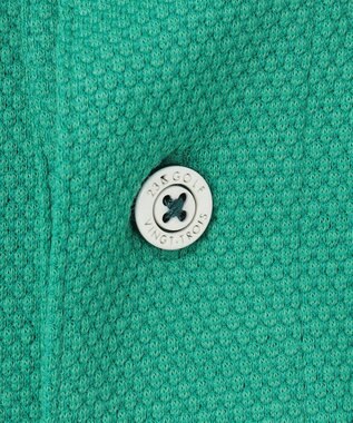 23区GOLF 【MEN】ライトハニカム 半袖ポロシャツ パイングリーン系