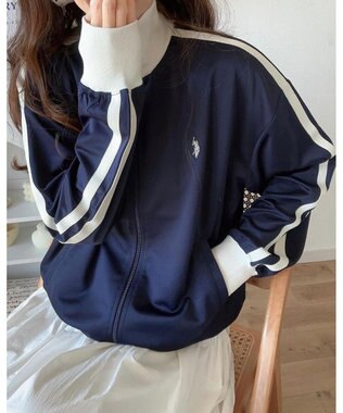 WEGO 【ユニセックス着用ITEM/追加カラー】U.S. POLO ASSN.ライントラックジャケット ネイビー