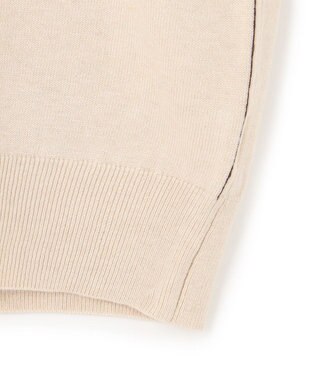 J.PRESS YORK STREET 【UNISEX】ハイゲージクルーネック ニット アイボリー系