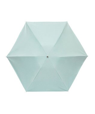 MOONBAT 【 遮光率100％/遮熱/UV/軽量】MACKINTOSH PHILOSOPHY(マッキントッシュフィロソフィー)晴雨兼用日傘 無地 シャンブレーBarbrella バーブレラ 折りたたみ傘 フワクール生地使用 ターコイズブルー