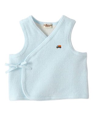 MIKI HOUSE HOT BISCUITS 【50-70cm】 パイル素材 ベビーベスト(胴着)