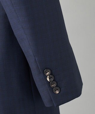 GOTAIRIKU WEB&一部店舗限定【DORMEUIL/ドーメル】IMPERIALJADE/インペリアルジェイド 通年 3ピーススーツ（ネイビー×格子） ネイビー系8