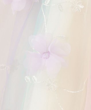 ANY KIDS 立体フラワー チュール スカート レインボー