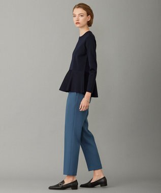 ICB 【防シワ・洗える】 トリプルクロスツイル スティックパンツ ダルブルー系