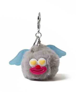 WEGO エンジェルきゅんモンスターぬいぐるみキーホルダー グレー
