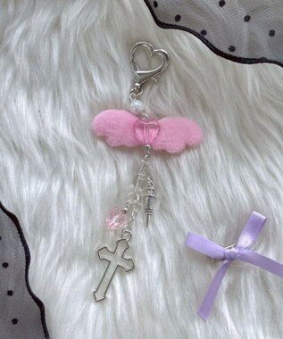 WEGO エンジェルビーズキーホルダー 柄2