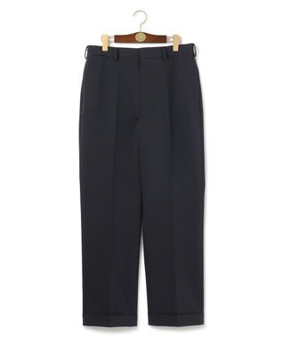 J.PRESS MEN 【J.PRESS ORIGINALS】2WAY STRETCH POLYESTRE PIQUE NEW PIPED STEM TROUSERS / JAPAN MADE ネイビー系