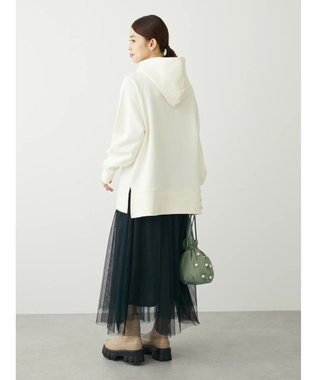 Green Parks 裏起毛パーカー Ecru