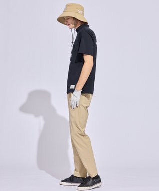 PW CIRCULUS 【MEN】サイドパンチング テーパードパンツ ゴルフ ベージュ系