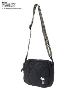 Green Parks ■ＰＥＡＮＵＴＳ　キルティングショルダーＳ Black