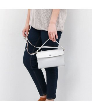 UNBILLION ペルケ perche / 姫路レザーひねりかぶせ2wayショルダーバッグ