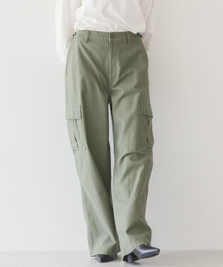 AMERICAN HOLIC 綿スラブカーゴパンツ Khaki