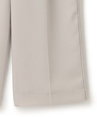 ICB 【WEB限定カラーあり】FluidBackSatin ワイドクロップドパンツ トープ系［WEB限定］