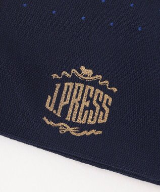 J.PRESS MEN 【定番】ハイゲージピンドットソックス ネイビー系
