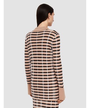 JOSEPH 【洗える】ニットアニメーション　ポロカラーニット Blusher Combo