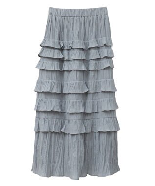 Green Parks ・ＳＵＧＡＲ　ＳＰＯＯＮ　メニーフリルスカート Off White