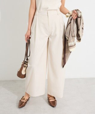 CRAFT STANDARD BOUTIQUE ワイドオーバルパンツ Ivory