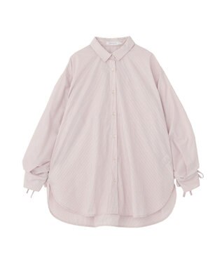 AMERICAN HOLIC 【イージーケア】バックギャザーリボンシャツ Pink