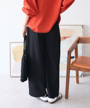 CRAFT STANDARD BOUTIQUE ワイドオーバルパンツ Black