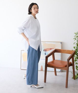 CRAFT STANDARD BOUTIQUE ワイドオーバルパンツ Blue
