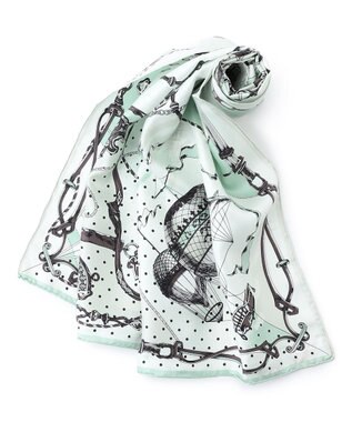 23区 manipri ビットバルーン シルク スカーフ